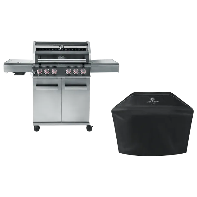 chef-cuisine-grills-bbq-starter-bundle-gasgrill-4-2-mit-haube image 1