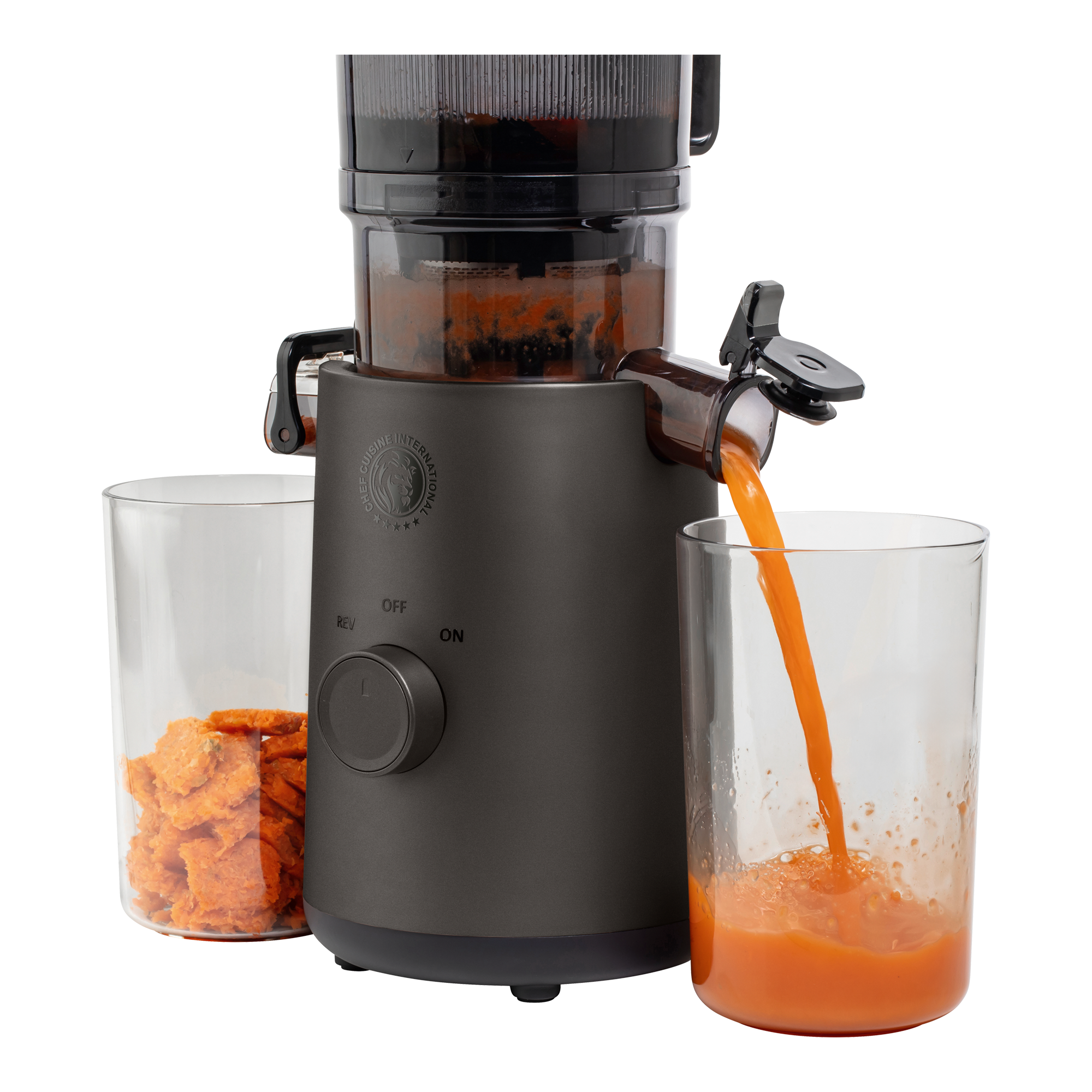 chef-cuisine-entsafter-mixer-slow-juicer-entsafter-leise-kaltpressend image 2