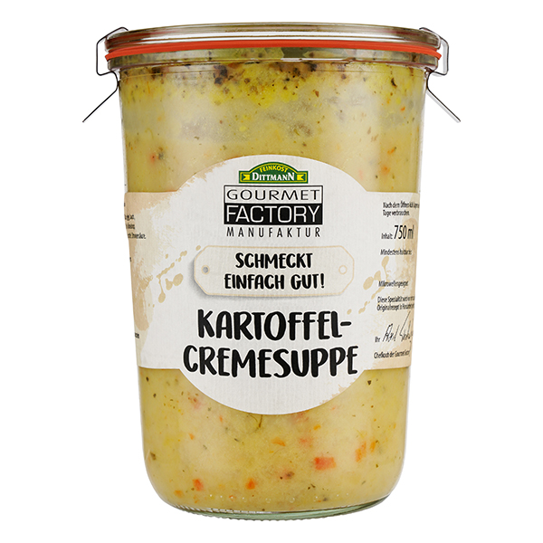 gourmet-factory-kartoffelsuppe-cremig-weckglas-sahne-mittag image 1