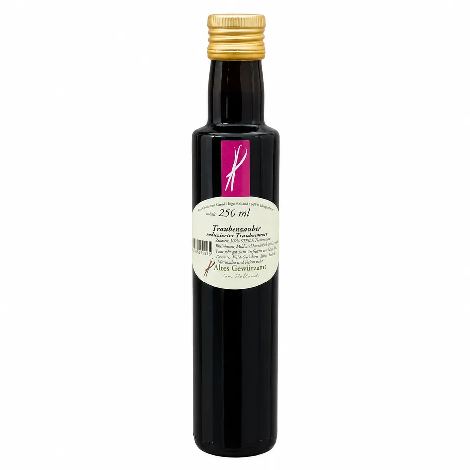 altes-gewu00fcrzamt-traubenzauber-traubensirup-fu00fcr-ku00e4se-dessert image 1