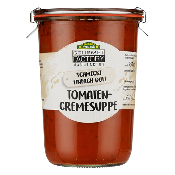 gourmet-factory-tomatencremesuppe-700-g-weckglas image 1
