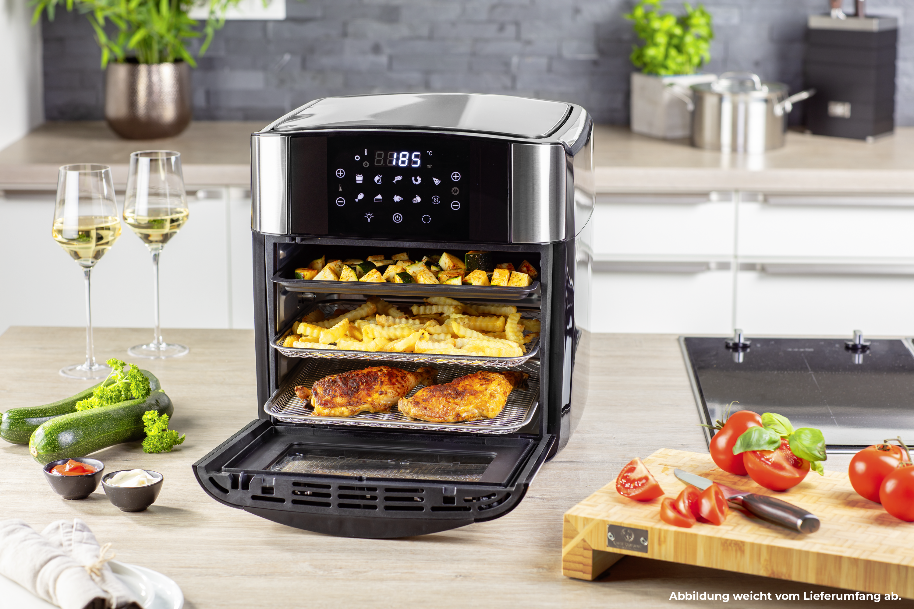 chef-cuisine-hei-luftfritteusen-air-fryer-professional-15l-10-programme image 6