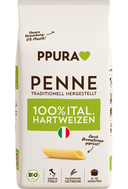 ppura-pasta-penne-hartweizen-nudeln-500-g image 1