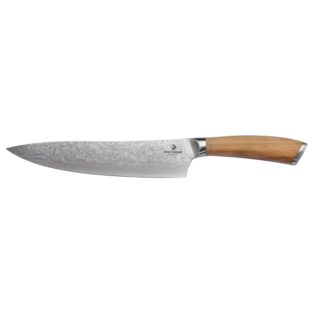 chef-cuisine-damast-chefmesser-mit-olivenholzgriff-20-cm-67-lagen image 1