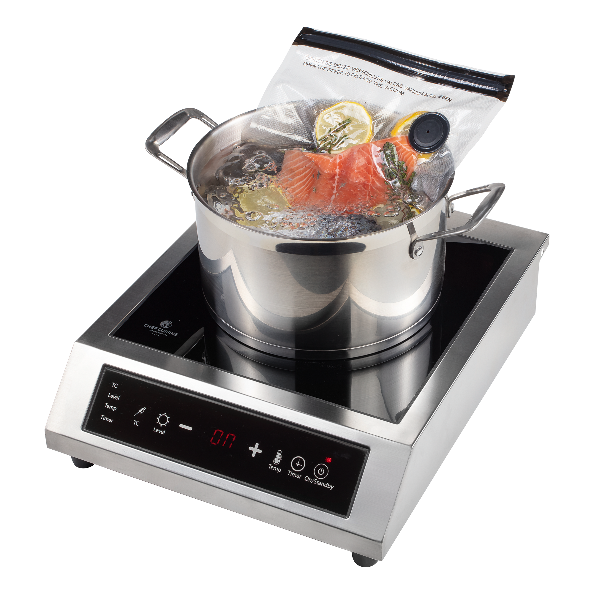 chef-cuisine-profi-gastro-induktionskochfeld-sous-vide-3500w image 5