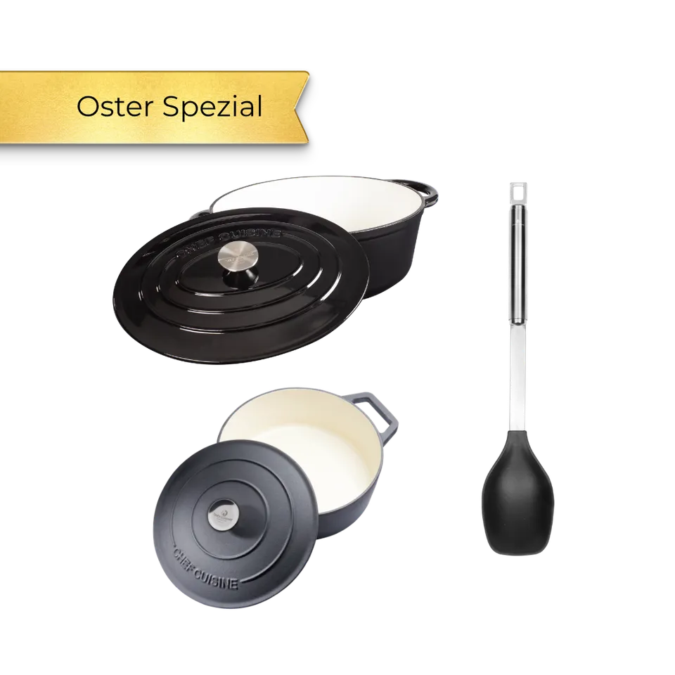 chef-cuisine-gusseisen-festbraten-set-3-tlg-emailliert image 1