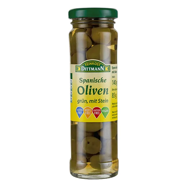 feinkost-dittmann-spanische-oliven-gr-n-mit-stein image 1