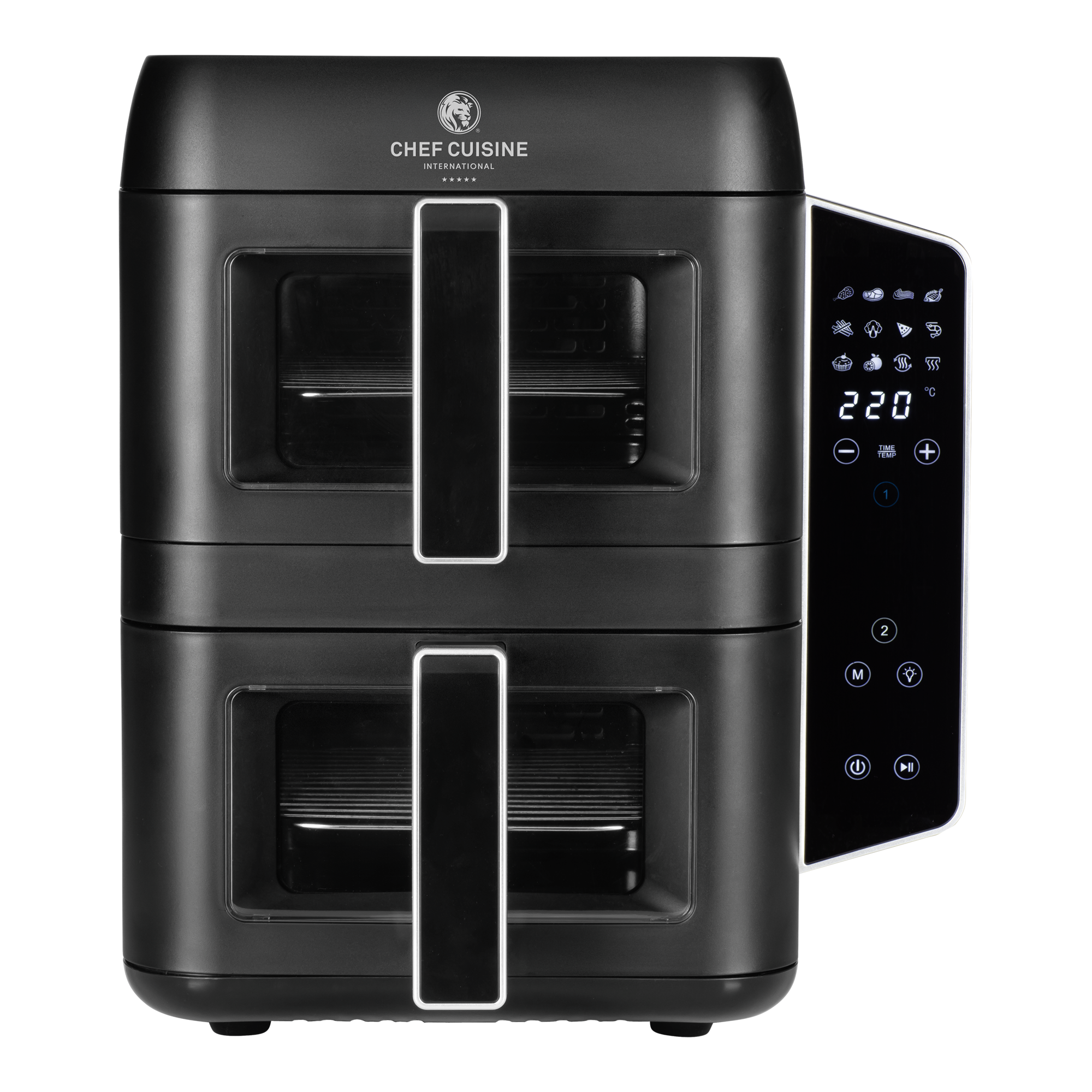 chef-cuisine-hei-luftfritteusen-air-fryer-dual-zone-9-l-sync image 3