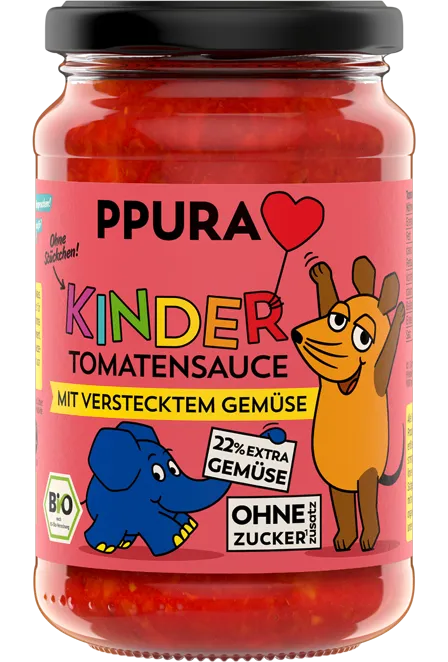 ppura-kinder-tomatensauce-mit-gem-se-sauce image 1