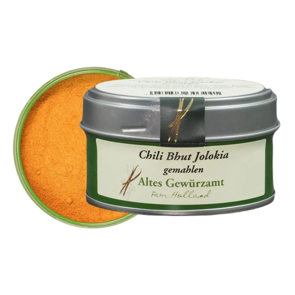 altes-gewu00fcrzamt-bhut-jolokia-chilipulver-extrem-scharf image 1