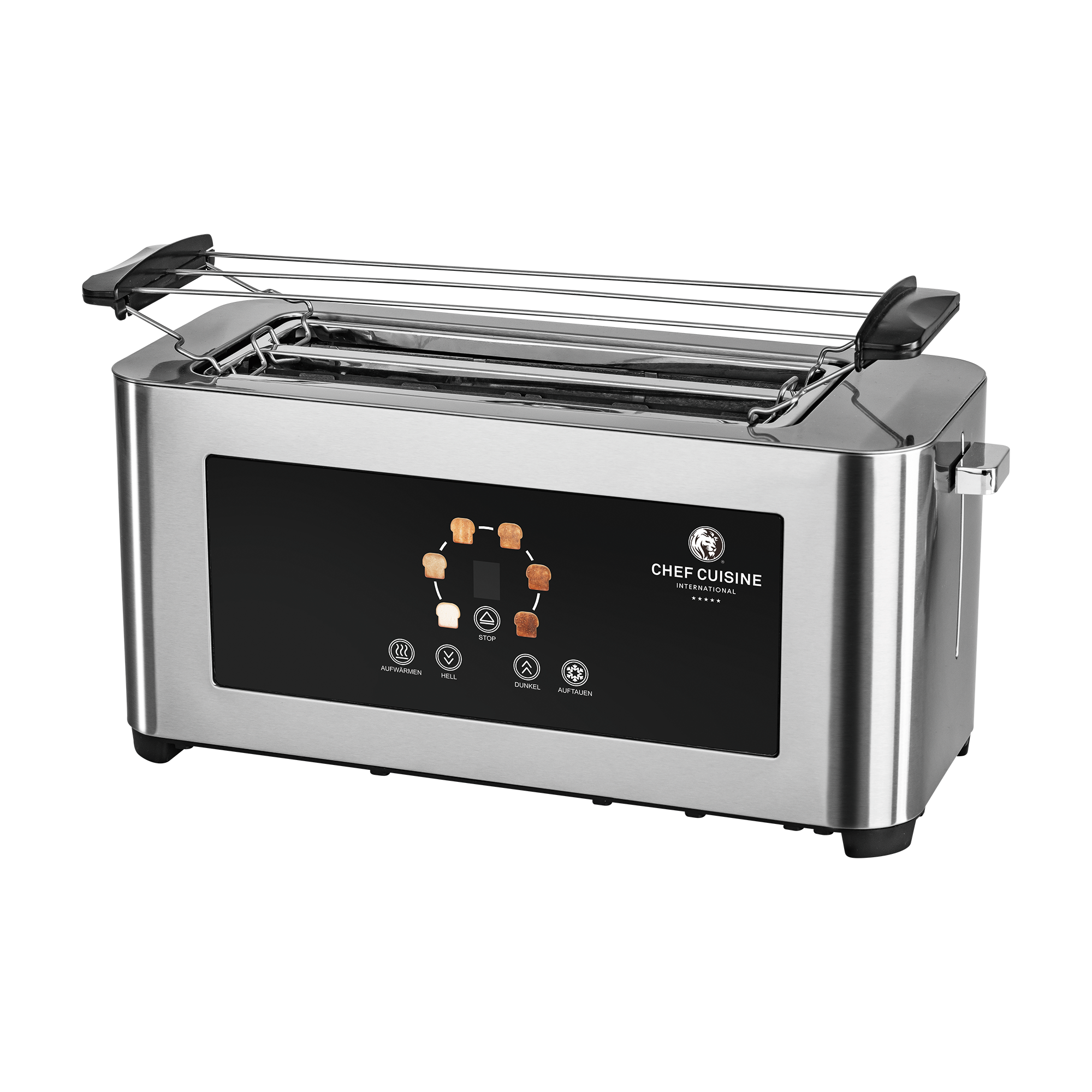 chef-cuisine-toaster-infrarot-langschlitz-toaster-4-scheiben-edelstahl image 6