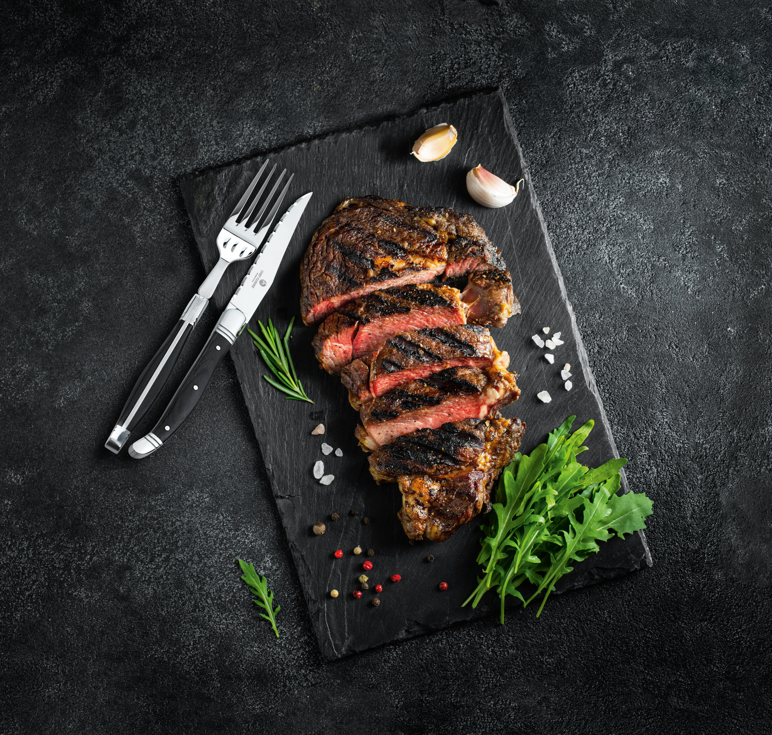 chef-cuisine-bestecke-steak-besteck-set-6-tlg-pakkaholz image 2