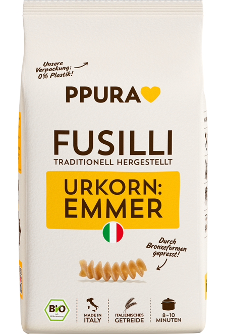 ppura-pasta-fusilli-emmer-nudeln-spiralen image 1